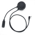 Adaptador EARMOR M55 PTT Kenwood Baofeng Adaptador de auriculares de radio de 2 pines Negro