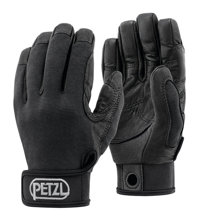 Petzl CORDEX Belay Rappel Guantes Cuero Cuerda Trabajo Escalada Táctico Negro
