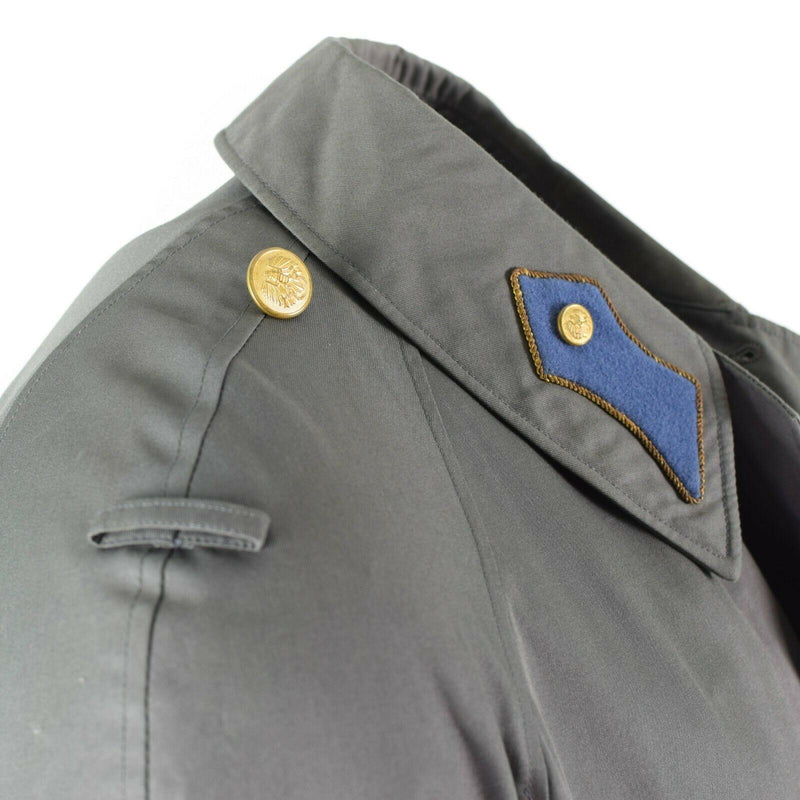 Genuina gabardina del ejército austriaco Problema militar Long Grey Chaqueta