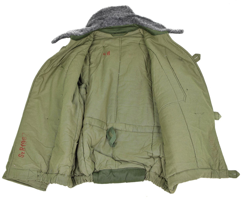 Genial genuino del ejército húngaro M65 Collar de piel Coloque cálido Winter Warm Parka Nuevo