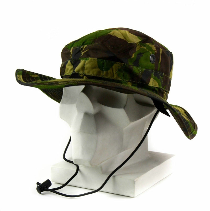 Original del ejército británico Boonie Cap Sun Bush Hat Woodland Camo Combat DPM Nuevo
