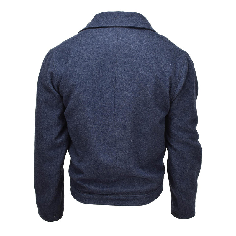 Original italiano ejército italiano chaqueta ike chaqueta blusa de lana chaqueta uniforme azul