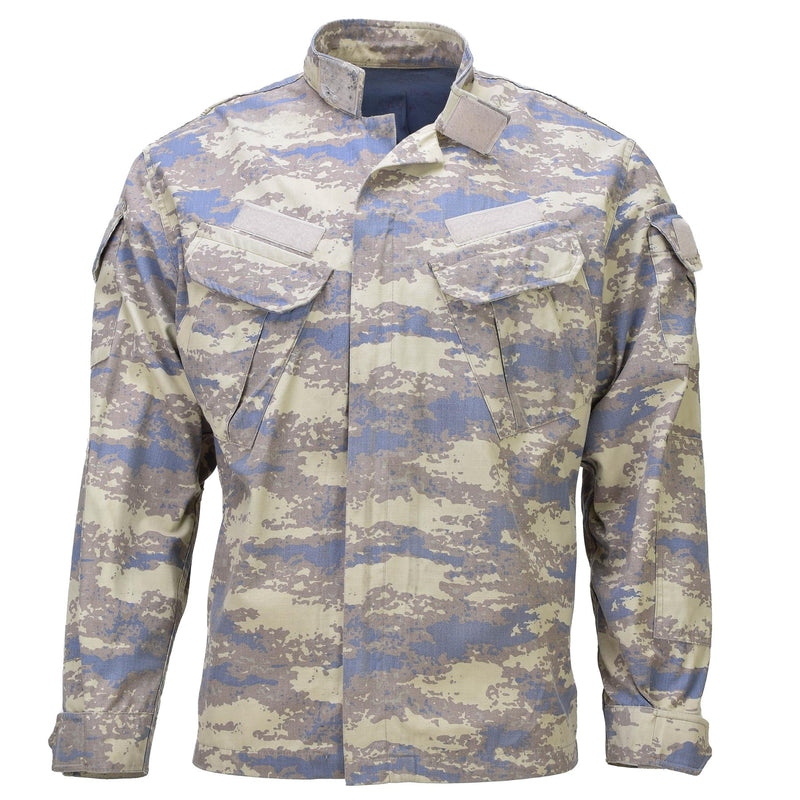 Jaqueta militar de uniforme turco genuino Fuerza Aérea Duración Ripstop M2018 CAMO
