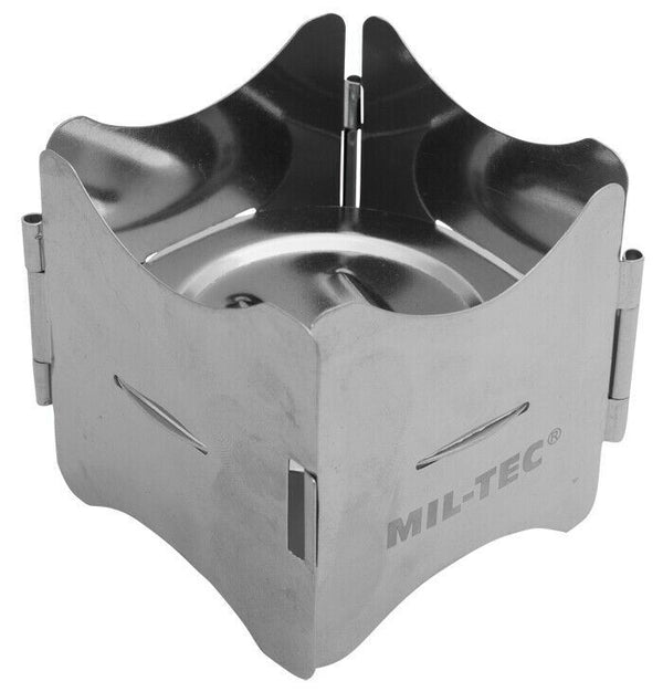 Camping Cook Stand STOve plegable Acero inoxidable con bolsa compacta ligera