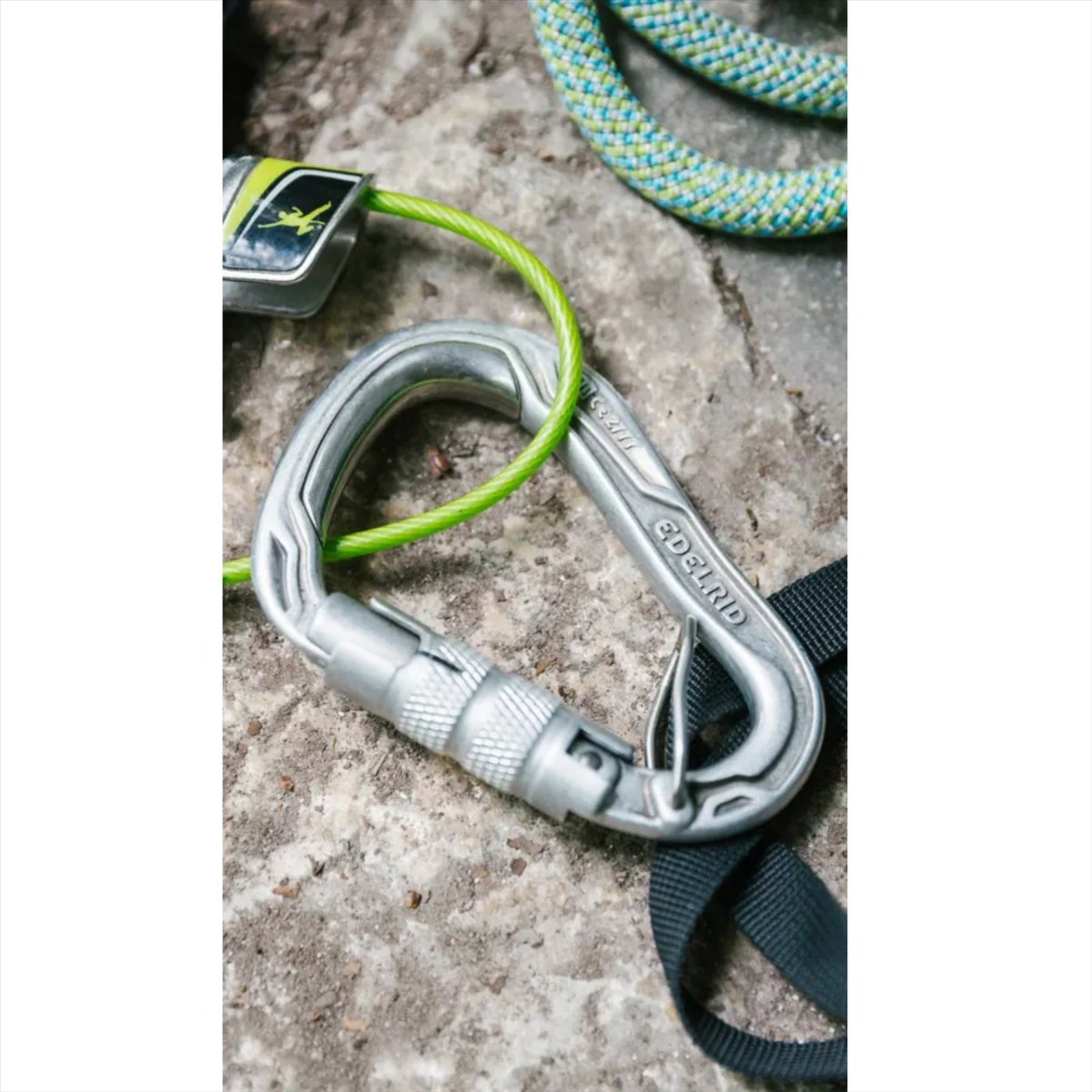 Edelrid HMS Bulletproof Triple FG Eco Mosquetón Triple Acción Tornillo Bloqueo