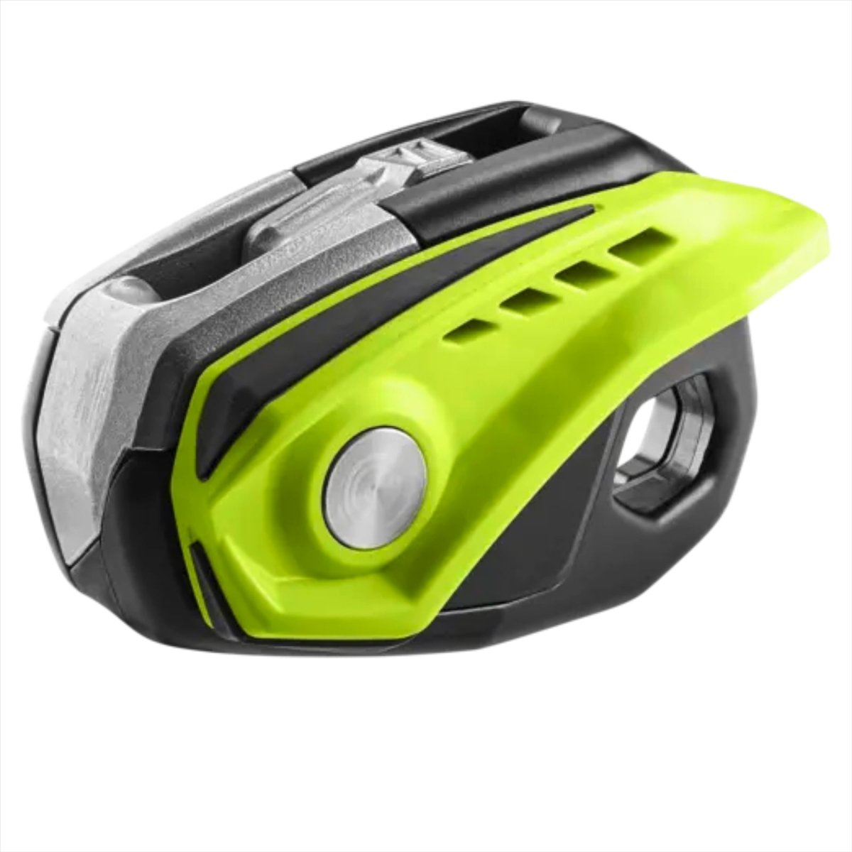 Edelrid MEGAWATT Descenso Industrial Dispositivo de Rescate para Accesos por Cuerda Cartificado Verde