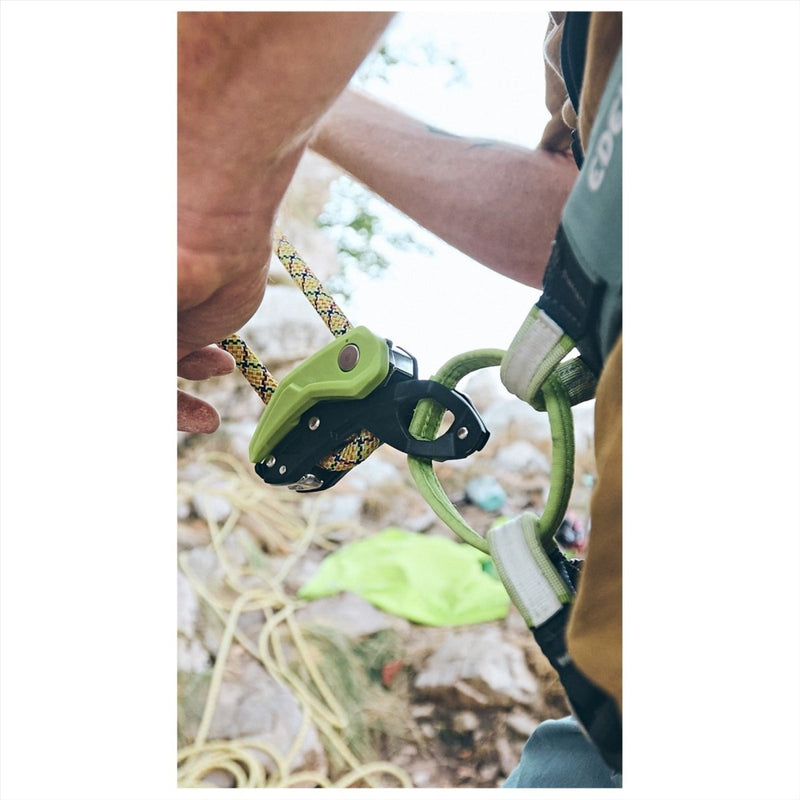 EDELRID Pinch Pinch Sellado Braking Bajado Dispositivo de reducción de control Verde Verde