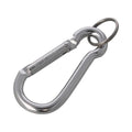 EDM Aluminum Carabiner 70 mm x 7 mm Ligero Clip de clip Keychain Multicolor