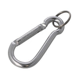 EDM Aluminum Carabiner 70 mm x 7 mm Ligero Clip de clip Keychain Multicolor