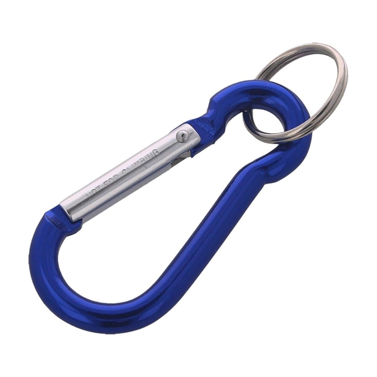 EDM Aluminum Carabiner 70 mm x 7 mm Ligero Clip de clip Keychain Multicolor