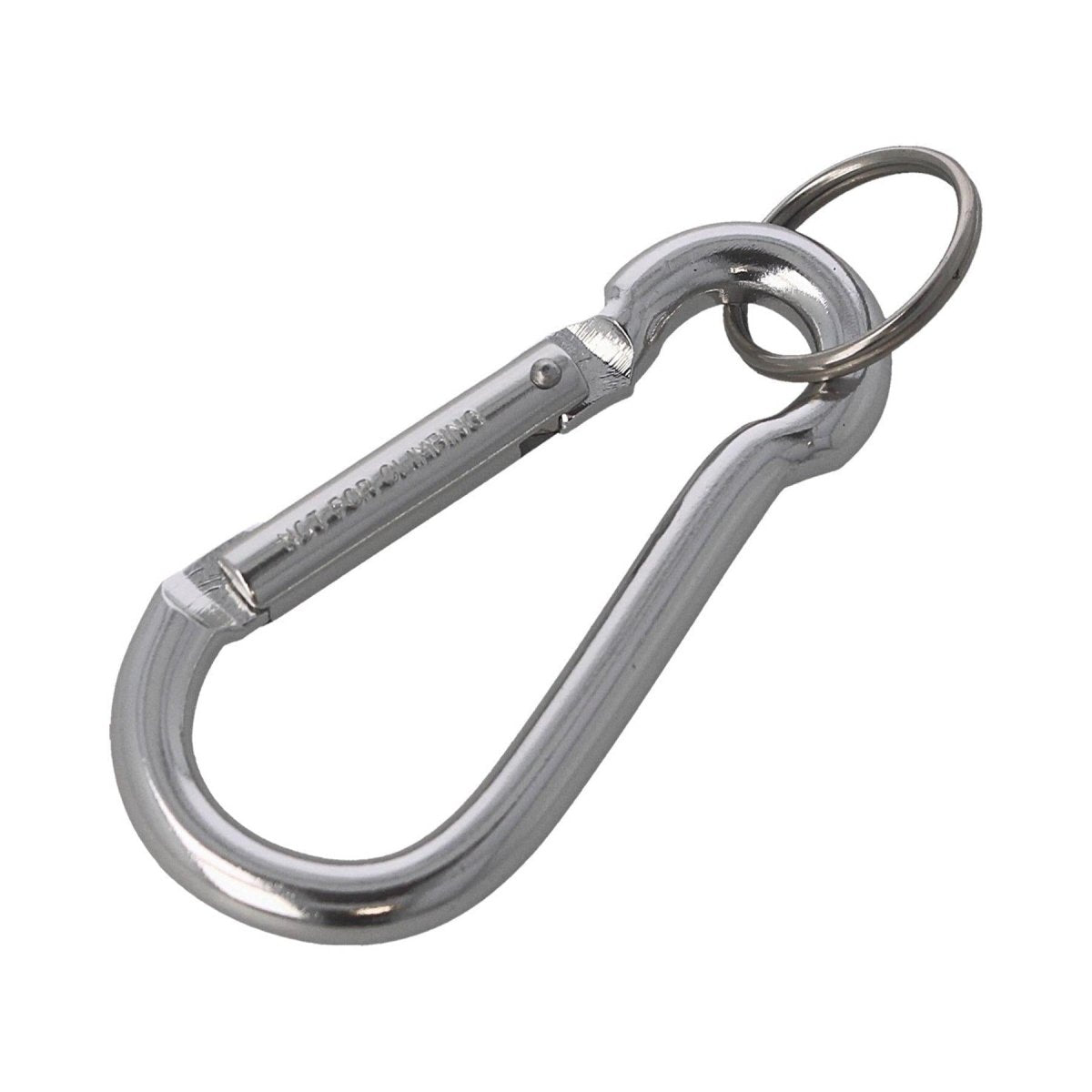 EDM Aluminum Carabiner 70 mm x 7 mm Ligero Clip de clip Keychain Multicolor