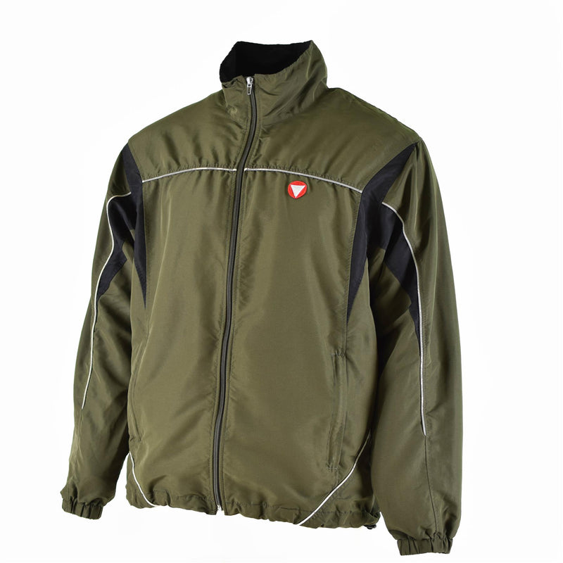 Genuino entrenamiento del ejército austriaco Top chaqueta Top Sports Vintage OD Green