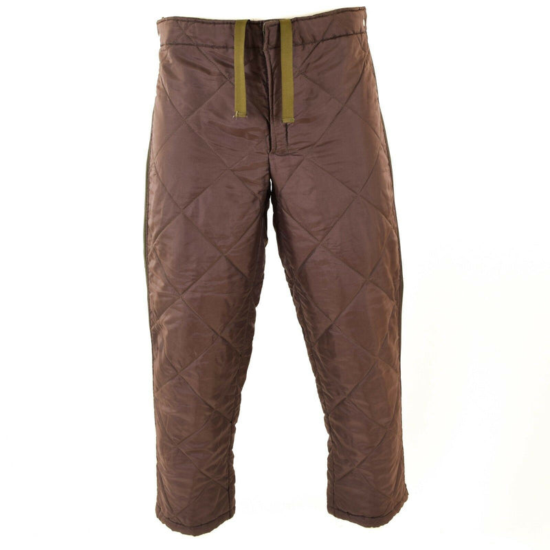 Pantalones genuinos del ejército austriacos revestimientos más cálidos oliva pantalones térmicos verdes leggings