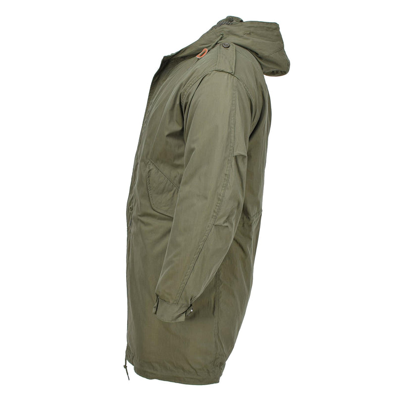 MIL-TEC Estilo militar de EE. UU. M51 Parka encapuchada Liner desmontable Olive New