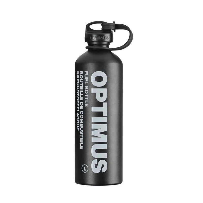 Optimus Liquid Fuel Bottle 600ml 1000ml Capa de seguridad DURABLE NEGRO LIGE