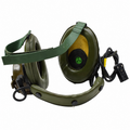 Juego de auriculares originales militares británicos Amplivox Aviation Communications Vintage