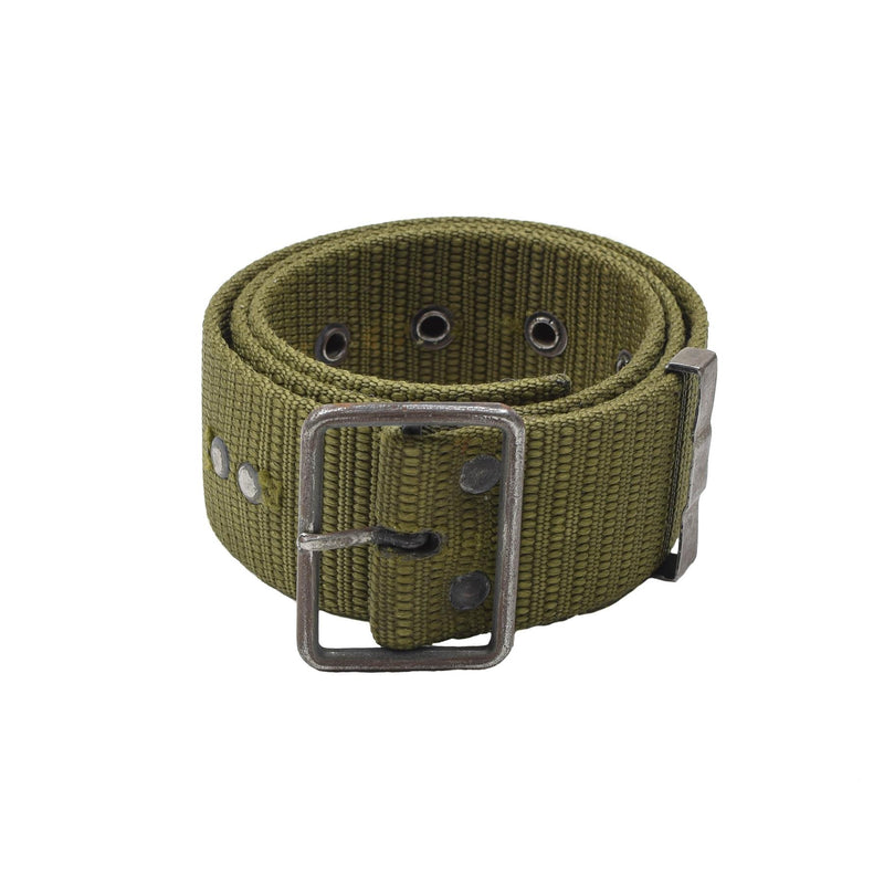 Original de cinturón militar checo lienzo táctico táctico hebilla espina cz excedente del ejército