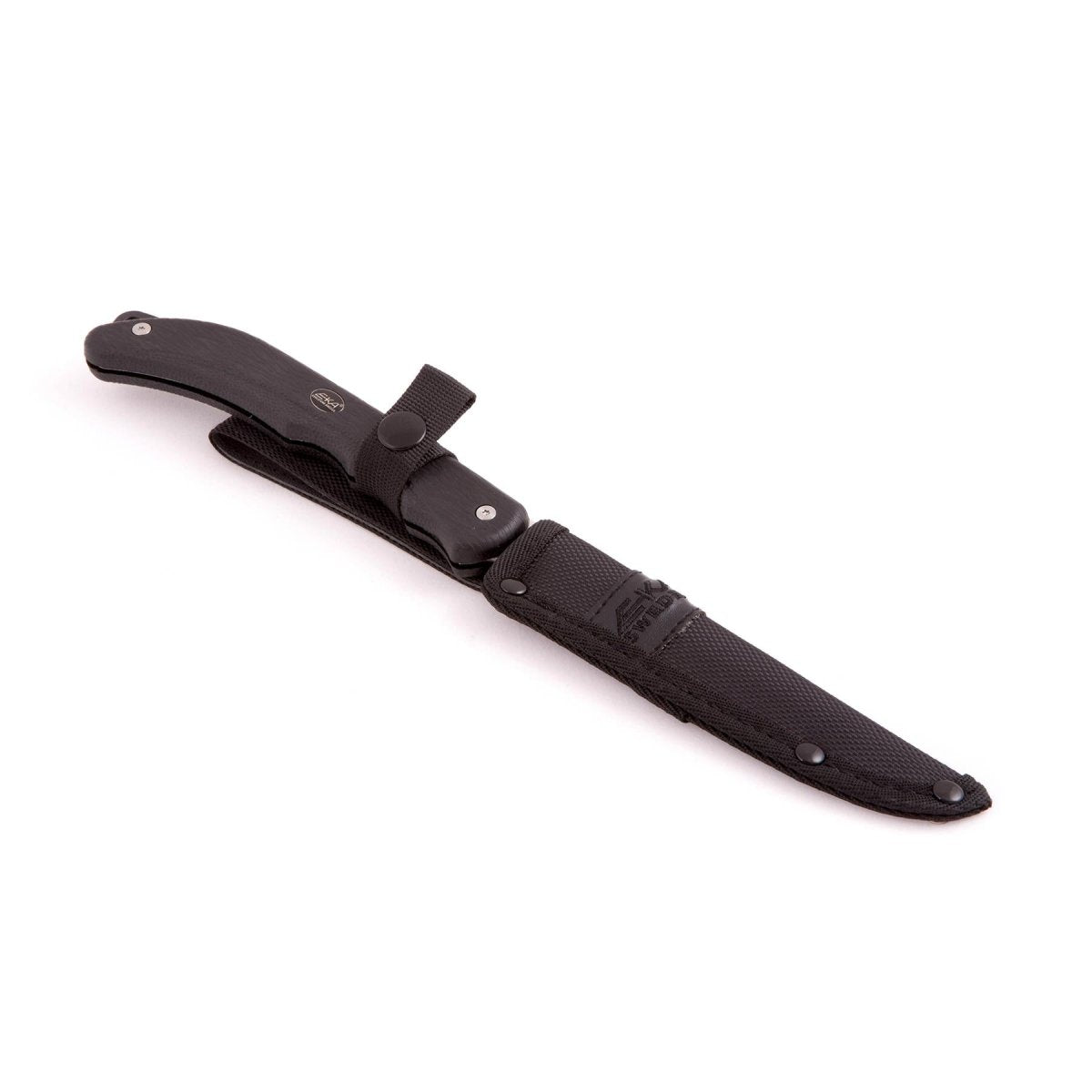EKA DUO Filete Fillet Knife Sailor Apénero de 29 hrc de goma de acero vaina