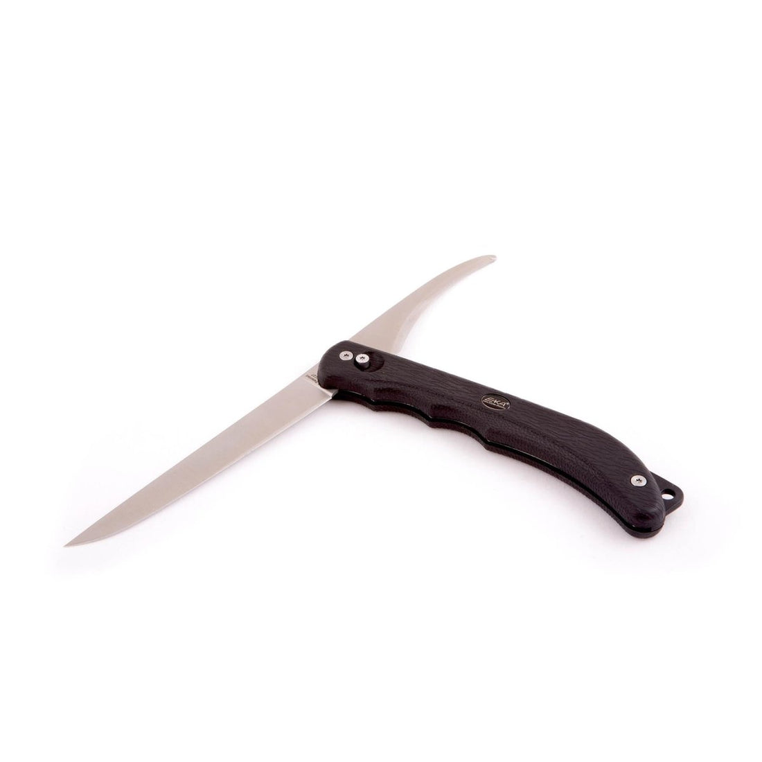 EKA DUO Filete Fillet Knife Sailor Apénero de 29 hrc de goma de acero vaina