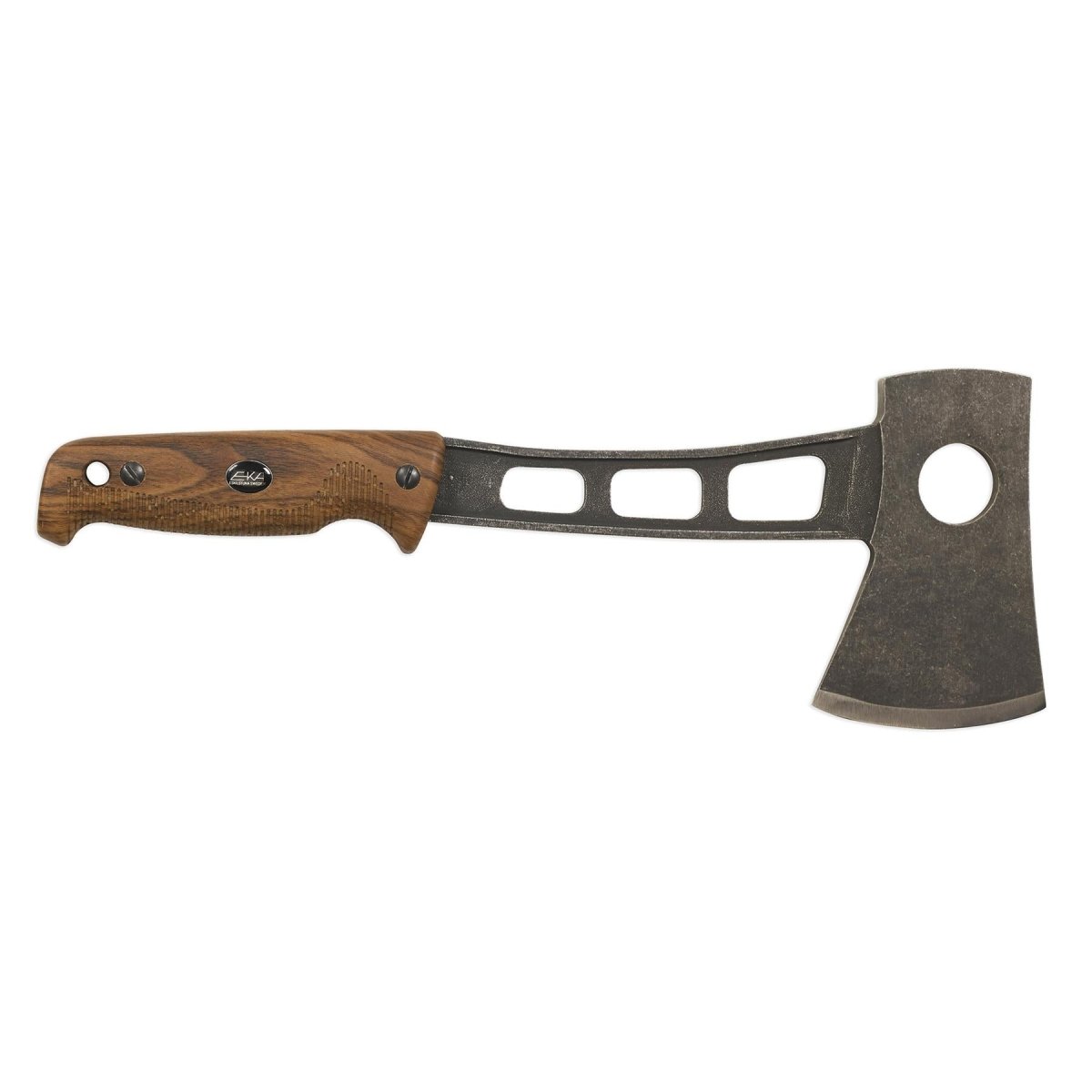 EKA Brand HatchBlade W1 Axe liviano 12C27 Mango de acero inoxidable de acero inoxidable