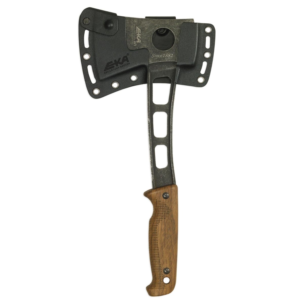 EKA Brand HatchBlade W1 Axe liviano 12C27 Mango de acero inoxidable de acero inoxidable
