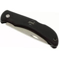 EKA Brand Swede 10 navaja de bolsillo plegable funda de nailon acero 57 HRC mango negro