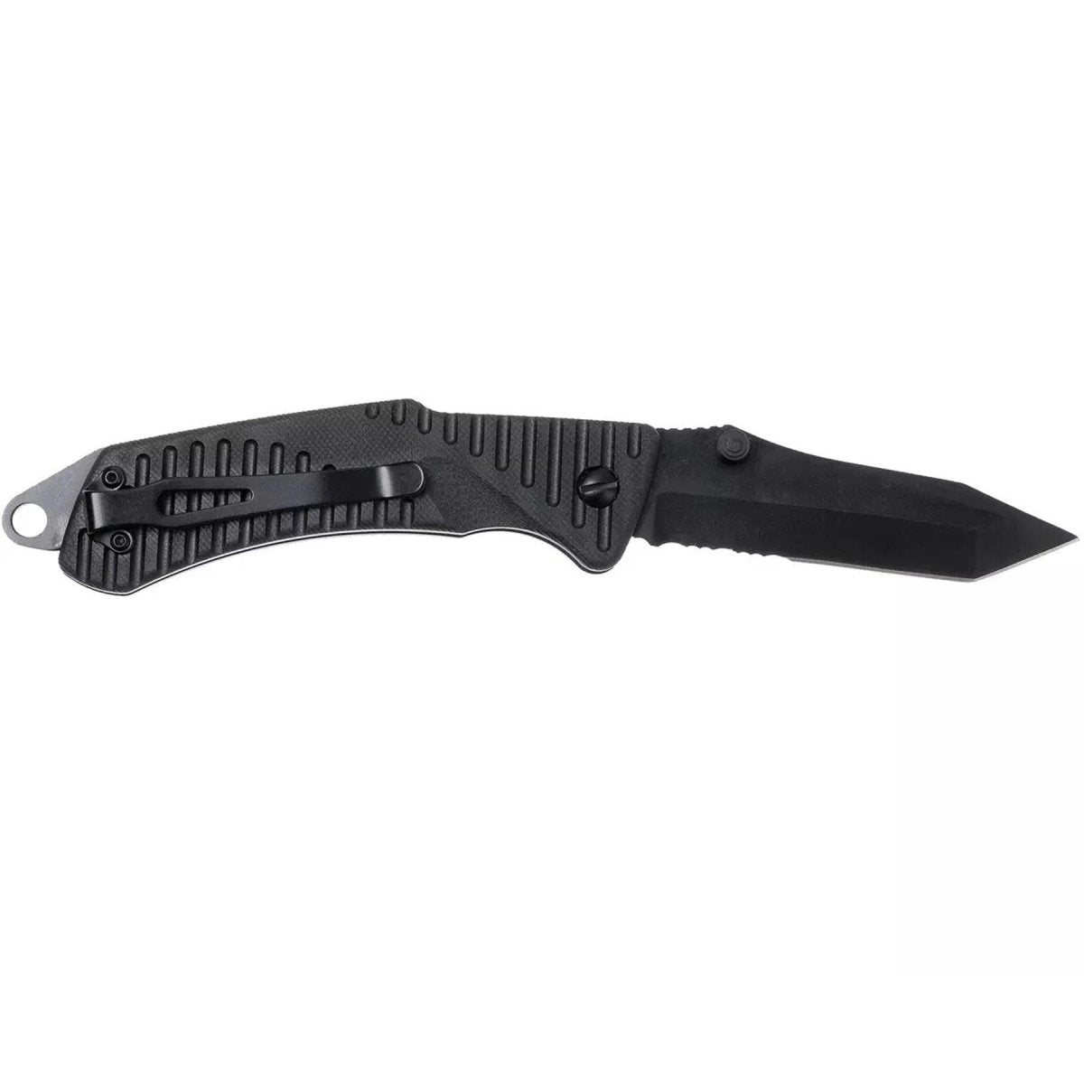 Navaja plegable EKA Brand Swede 9 57 HRC 12C27 arrancador de fuego de acero mango negro