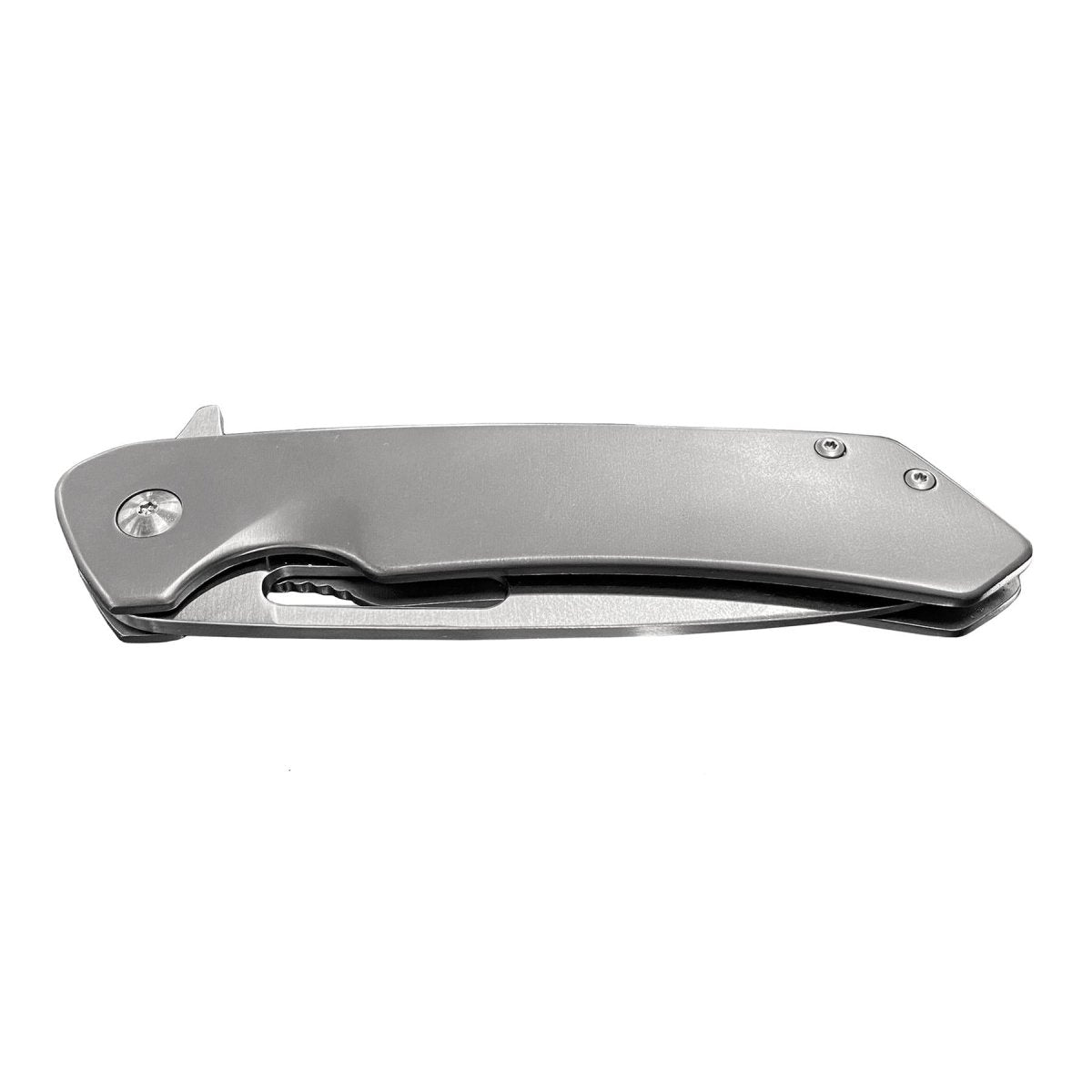 EKA Marca Swedish Classic 8 navaja de bolsillo mango de titanio hoja de acero inoxidable 57 HRC