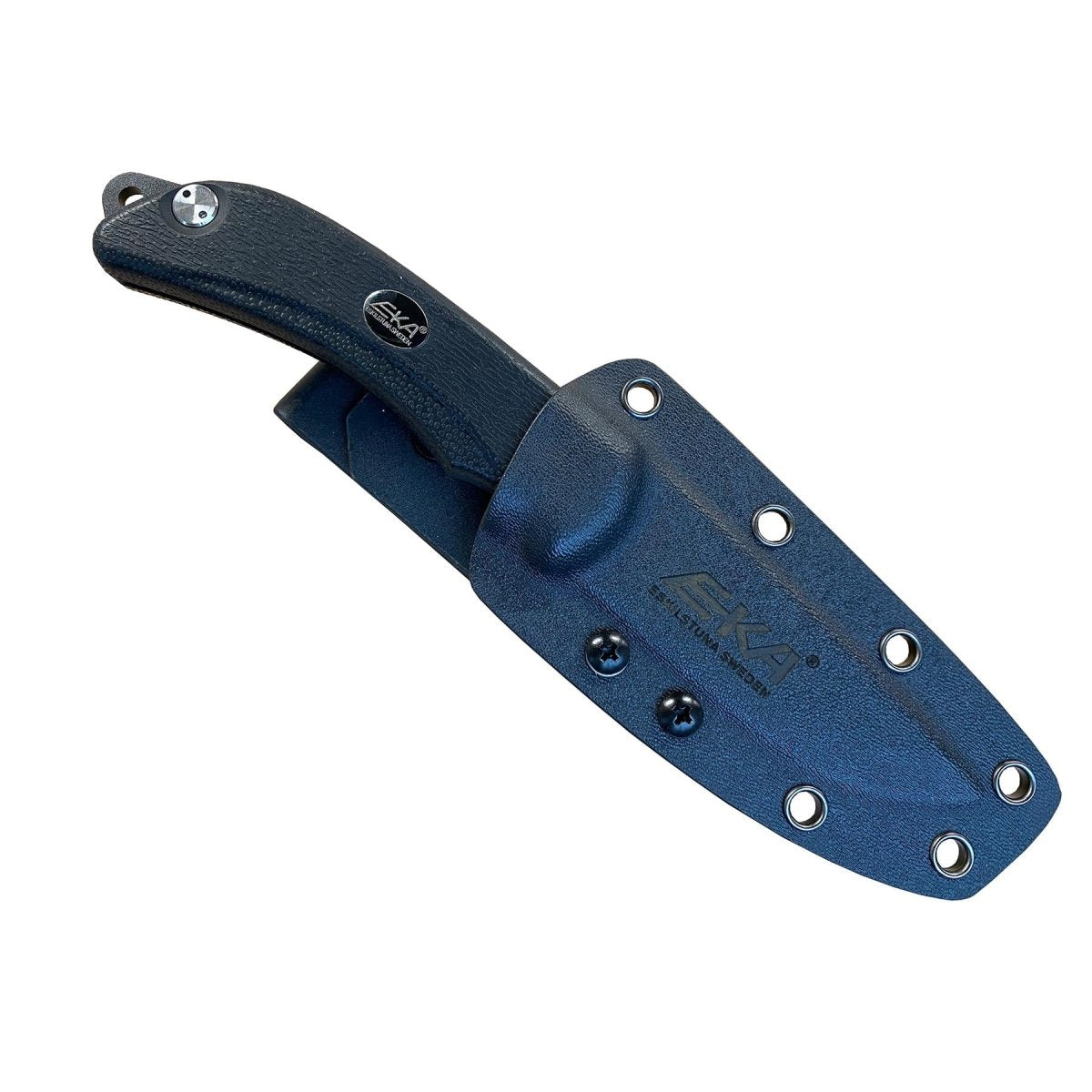 EKA Cuchillo sueco Swedblade Black Two-palla de dos palas Extrema Sharp Shark Acero inoxidable Herramienta