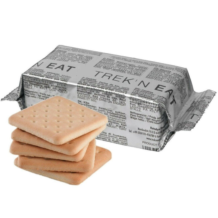 Trek'n Eat MRE ración de emergencia galletas de supervivencia militar paquete de 125 g para suministro de energía al aire libre y senderismo