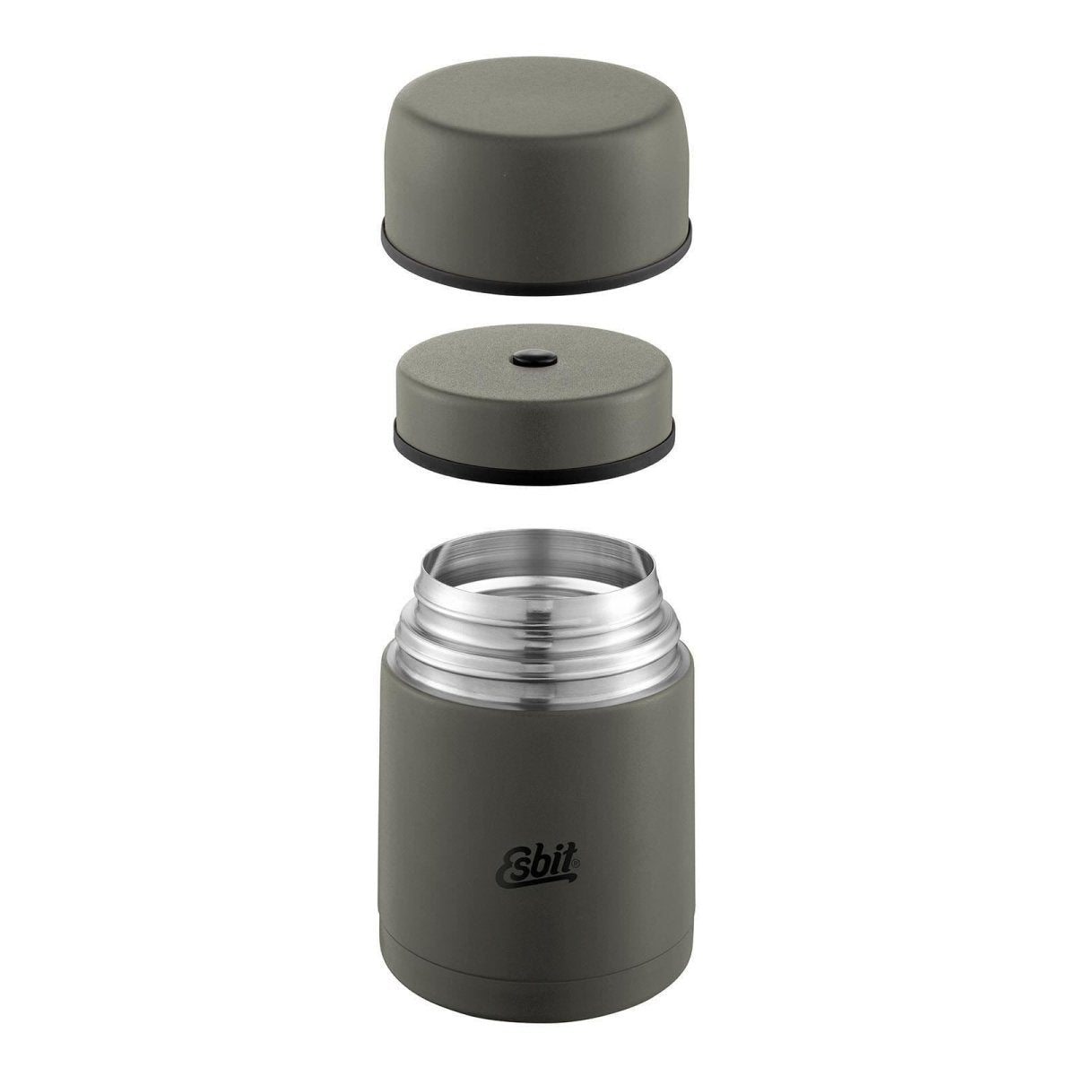 ESBIT Brand Food Jug Acero inoxidable 12 horas Retención de calor 750 ml de oliva verde
