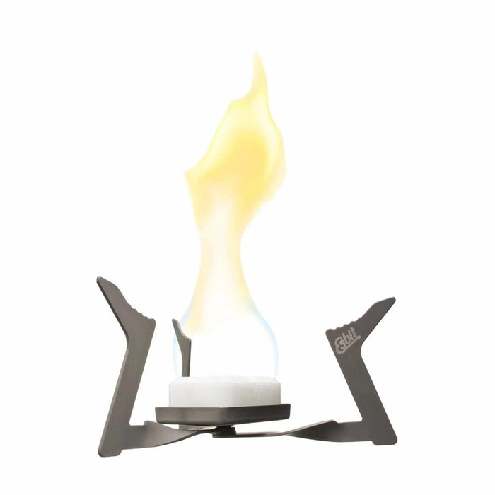 ESBIT Estufa de combustible sólido Equipo de camping plegable Ultraligero Gris titanio - GoMilitar