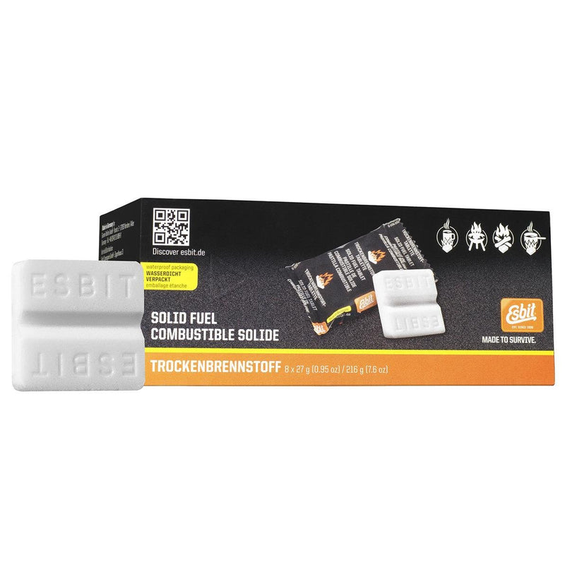 Esbit Solid fuel tablets 8 x 27g Brand high quality for Stove or Fire Starter - GoMilitar