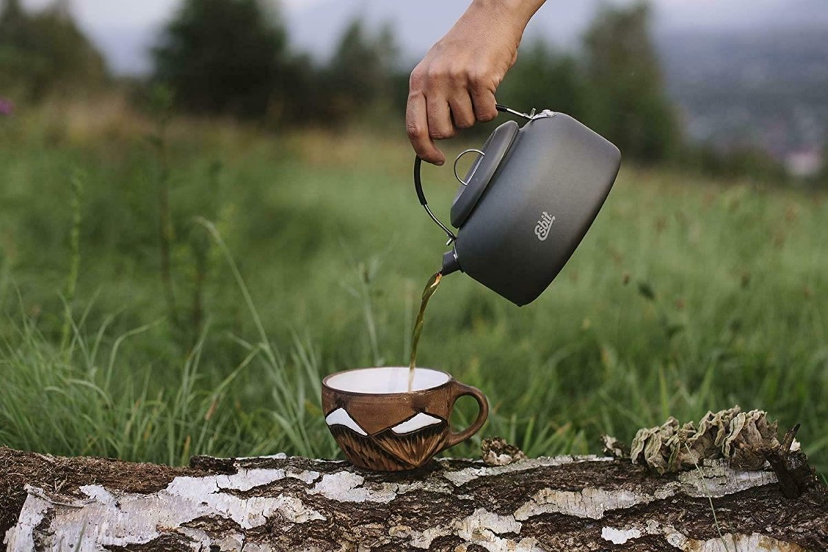 Esbit Water Kettle Ligero de senderismo de supervivencia Camp Pot Bushcraft Ultralight