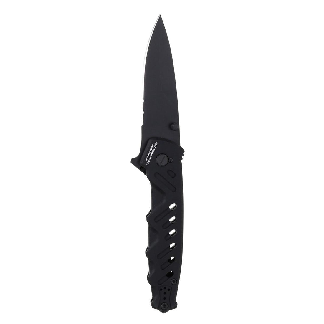 Extrema Ratio Navaja CAIMANO NERO Rompecristales N690 Acero 58HRC