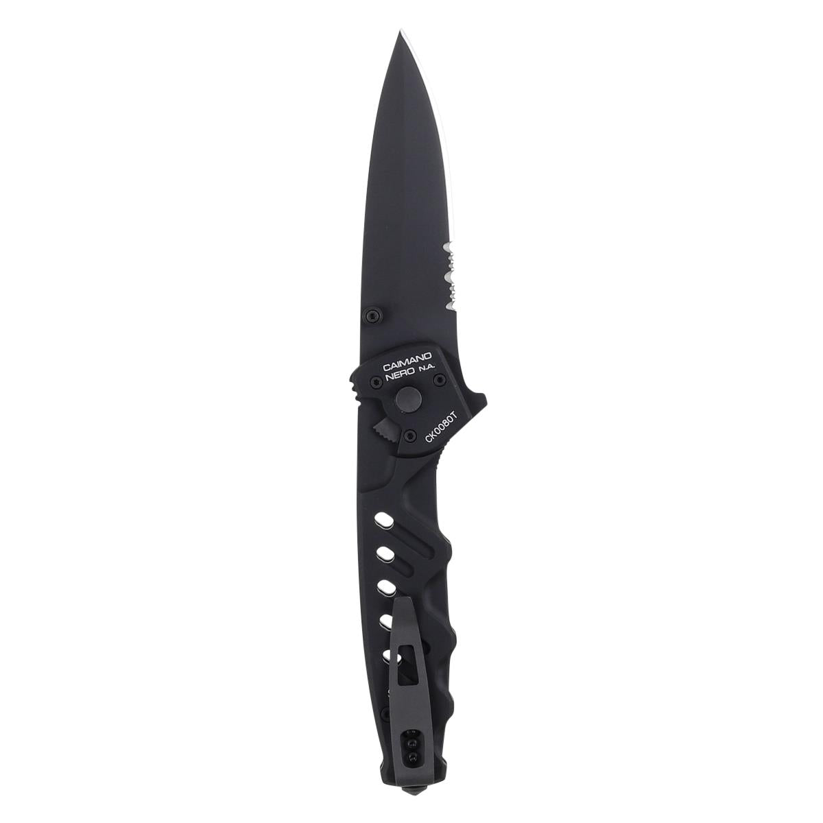 Extrema Ratio Navaja CAIMANO NERO Rompecristales N690 Acero 58HRC