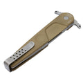ExtremaRatio BD2 LUCKY DESERT Navaja Bohler N690 hoja de acero filo liso