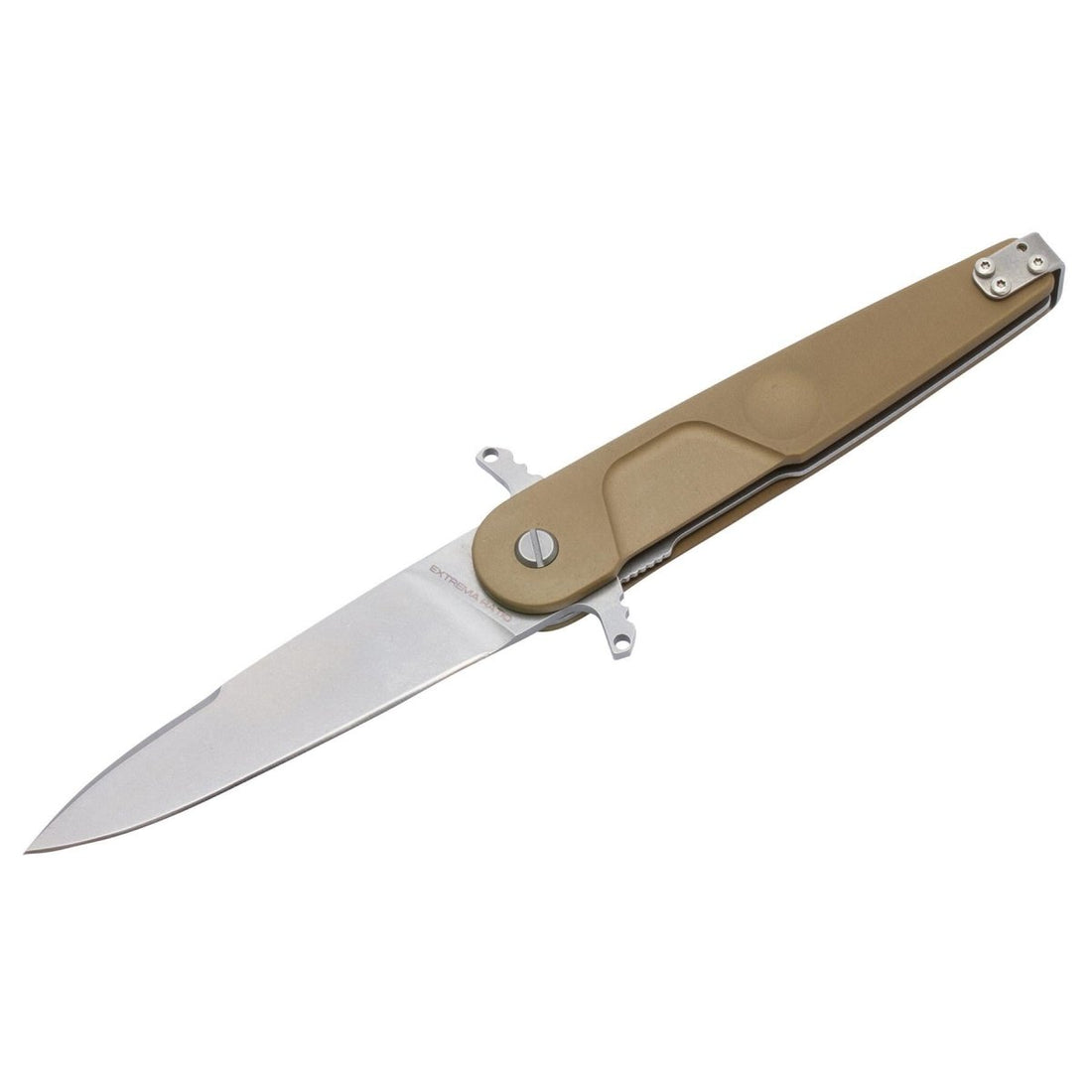ExtremaRatio BD2 LUCKY DESERT Navaja Bohler N690 hoja de acero filo liso