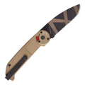 Cuchillo plegable táctico ExtremaRatio BF2 CD DESERT WARFARE N690 con cierre de doble forro