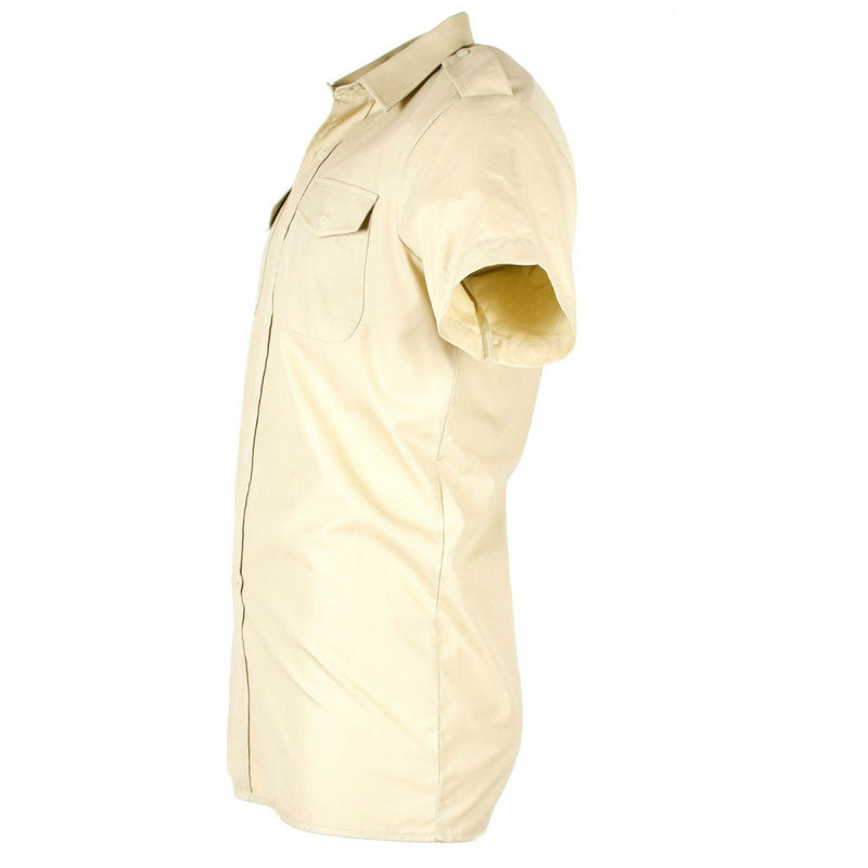 Camisas originales del ejército británico Camas de color mayúscula Provance Miranes uniformes Mangas cortas