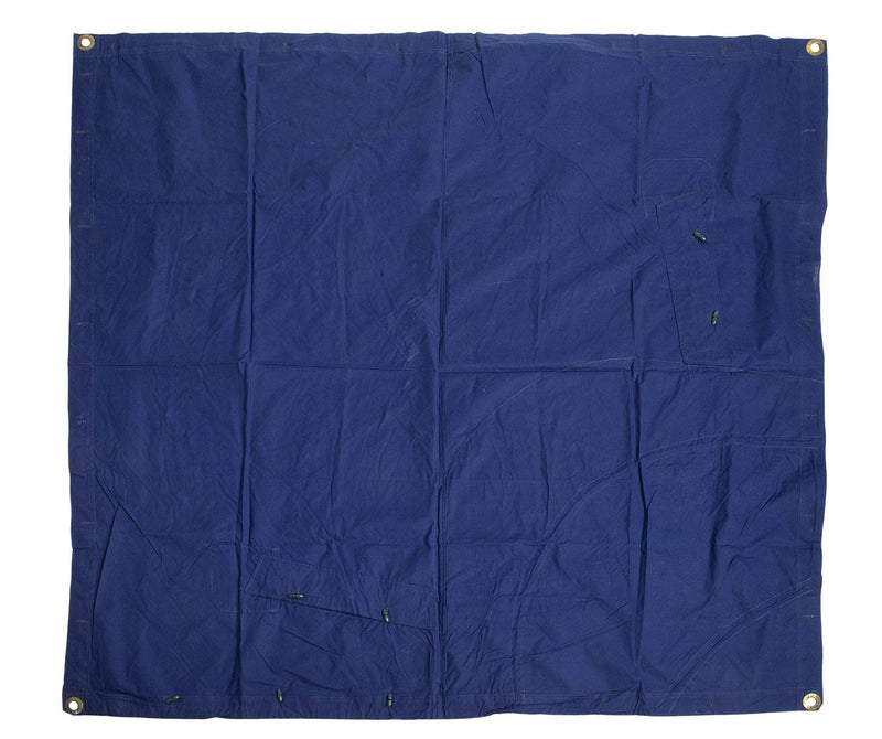 Tapa militar rumana original lona azul impermeable 1.80x1.80cm excedente