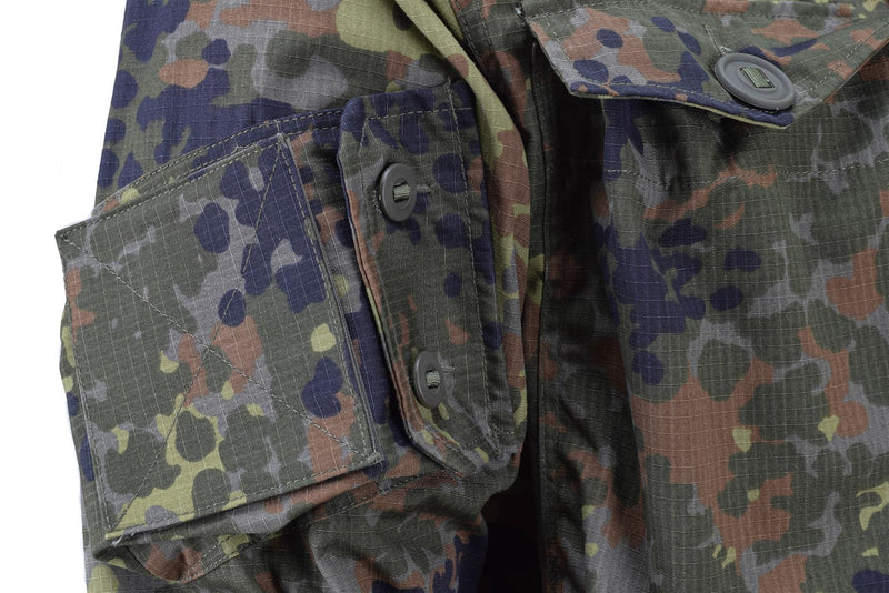 Tacgear Brand German Military Field Jacket Commando Tropas Flecktarn Camo