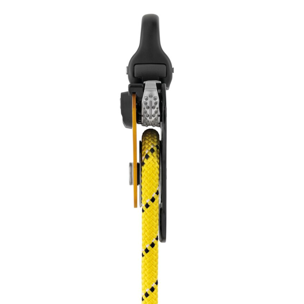 PETZL PRO TRAXION Progress Capture Polea Dispositivo de transporte de cuerda giratoria Amarillo