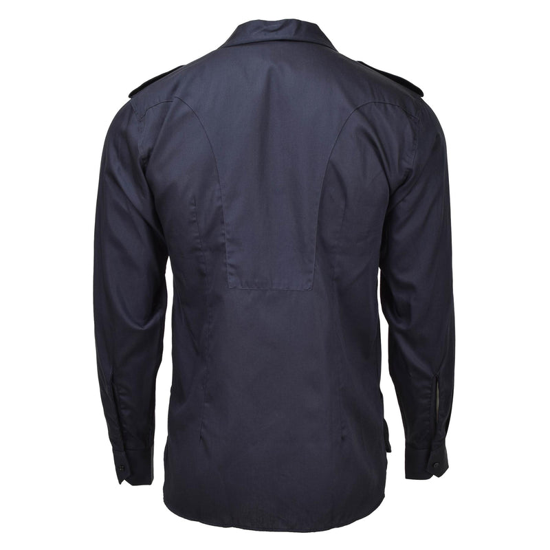 Italiano italiano Militares clásicas marinas Camisas azul Ligeros transpirables Nuevo