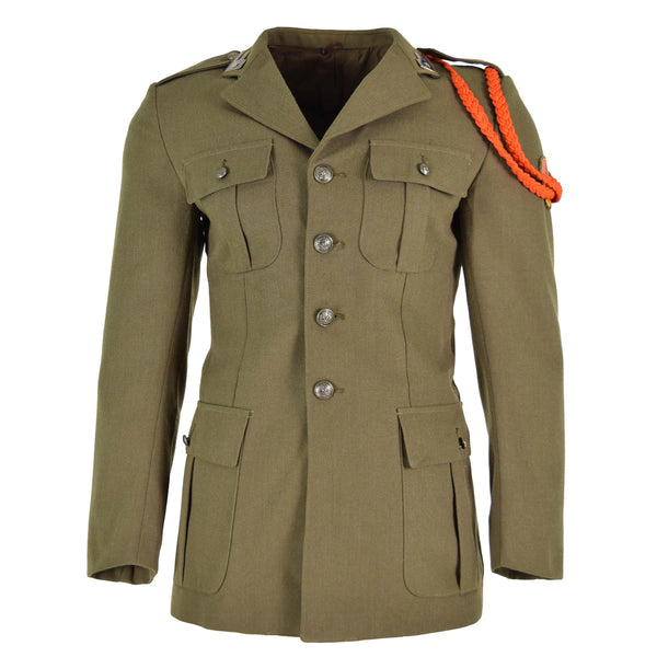 Destino de uniforme de desfile marrón de la chaqueta del ejército italiano