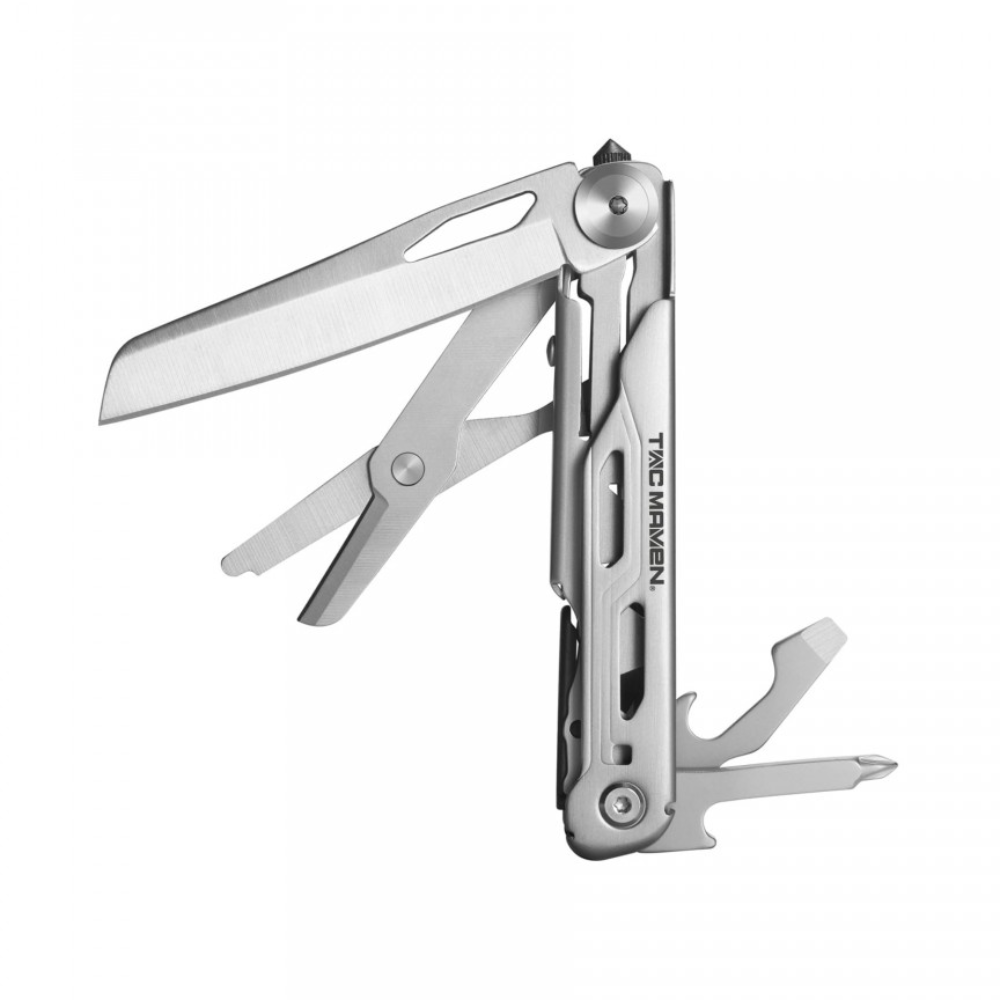 TAC MAVEN Axel Camping Multitool Compact Outdoor Utility Tool Black