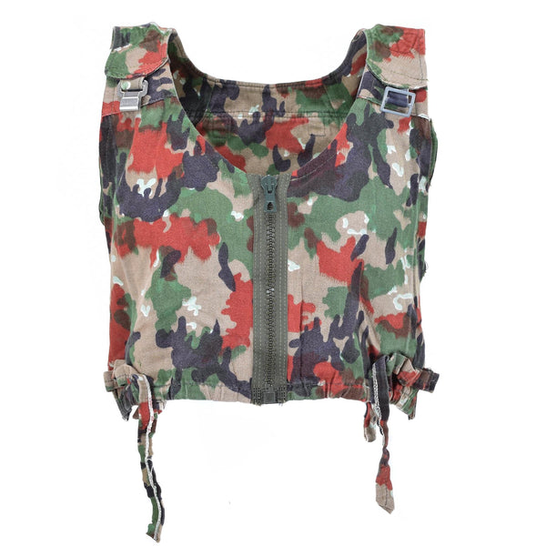 Combate del ejército suizo genuino Taz 83 Vest de camuflaje mochila Día Suiza Militaria
