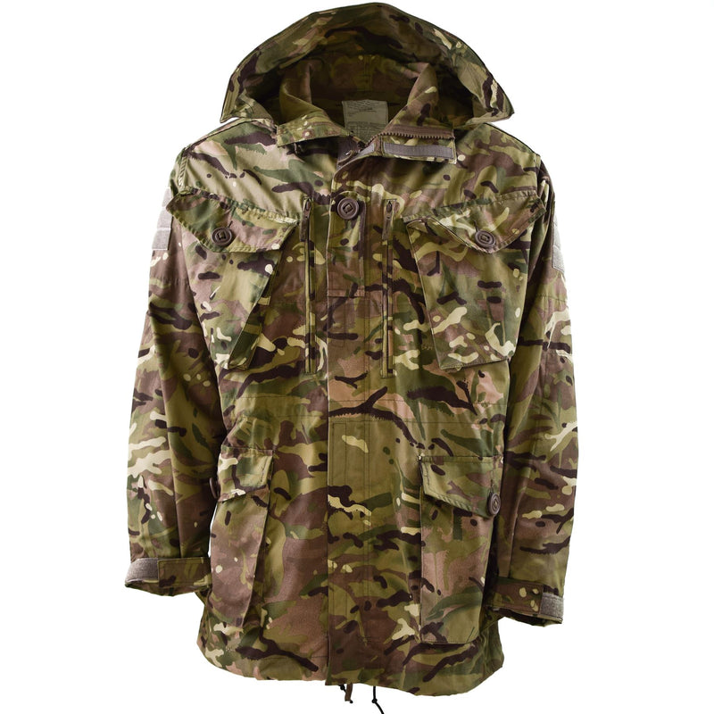 Genuine British Ejército Militar Combat MTP Chaqueta Parka Smock a prueba de viento con capucha
