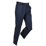 Pantalón de vestir original militar británico número 1, formal, sin bolsillos, azul