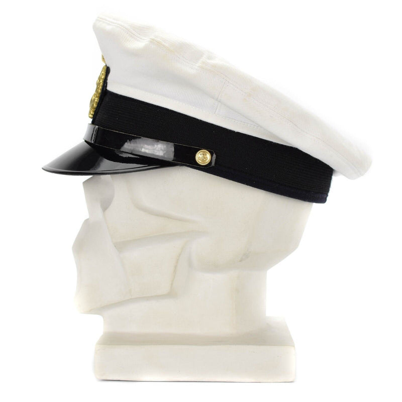 Oficiales del ejército alemán original de BW CAP CAP FORAGE DE VISIÓN HABE PIECHO ARMAJA NAVAL